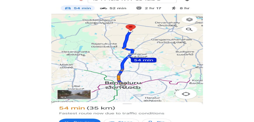 27 acres with a clear title await you on IVC Road, Adarsh College Road. This residential converted land is a dream investment opportunity!